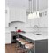 Z-Lite Farrell 5 Light Linear Chandelier, 7.25in. W x 13.75in. H, Brushed Nickel 3043P7-5L-BN - alternate 8